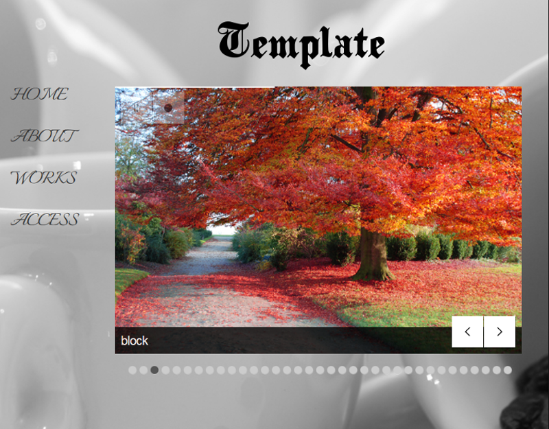2カラムデザインテンプレート画像